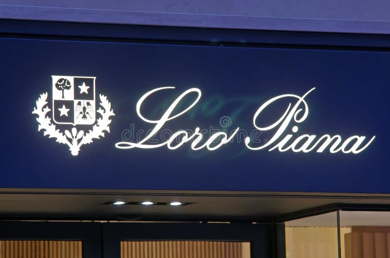 Loro Piana fashion stock photography