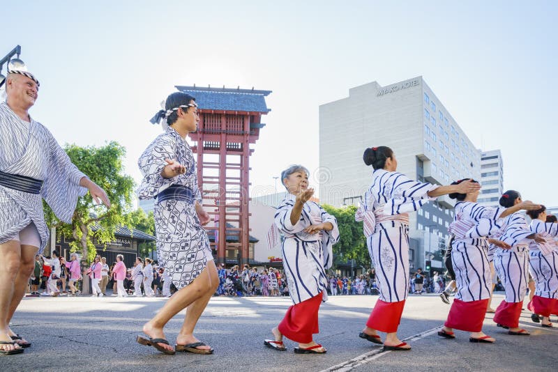 Superb Nisei Week Festival at Little Tokyo Editorial Photography