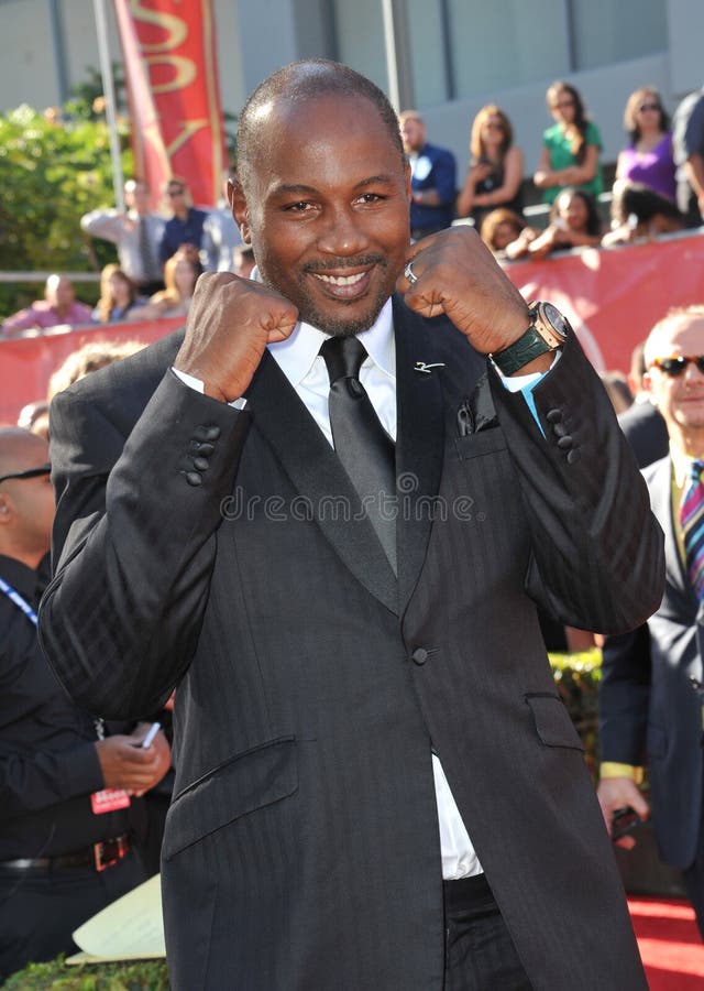 LOS ANGELES, CA - JULY 16, 2014: Boxer Lennox Lewis at the 2014 ESPY Awards at the Nokia Theatre LA Live