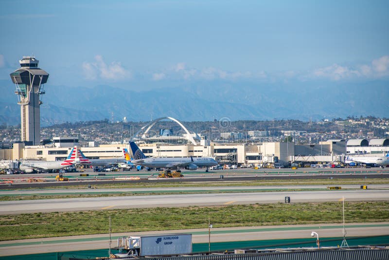 Los Angeles International Airport Editorial Stock Image - Image of ...