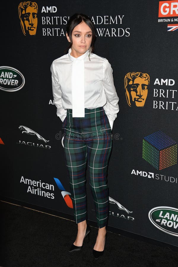 LOS ANGELES, CA - October 27, 2017: Olivia Cooke at the 2017 AMD British Academy Britannia Awards at the Beverly Hilton Hotel
