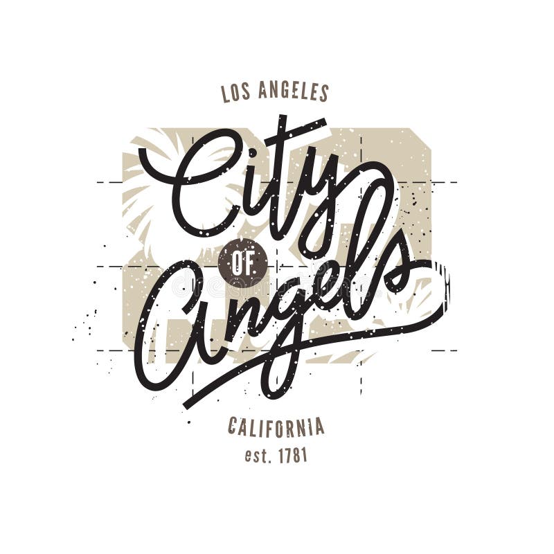 Los Angeles, cópia tipográfica ilustração do vetor Los Angeles, cópia tipográfica ilustração do vetor