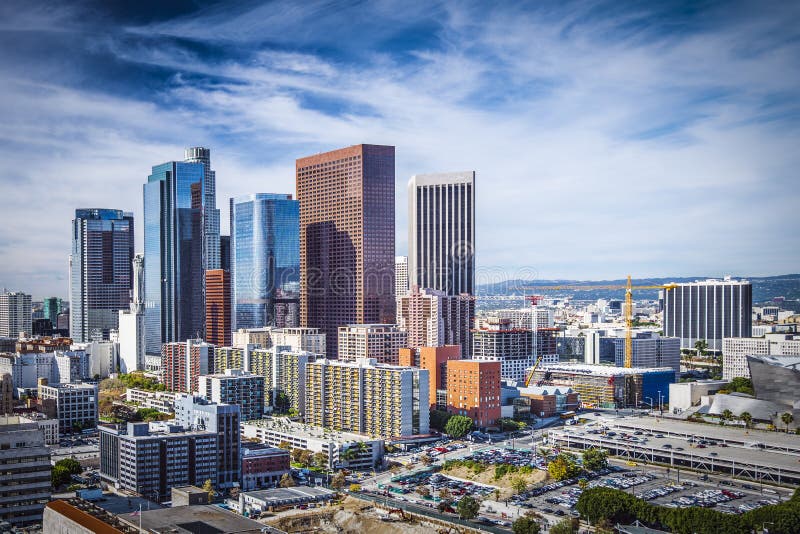 Los Angeles, California, USA downtown cityscape. Los Angeles, California, USA downtown cityscape.