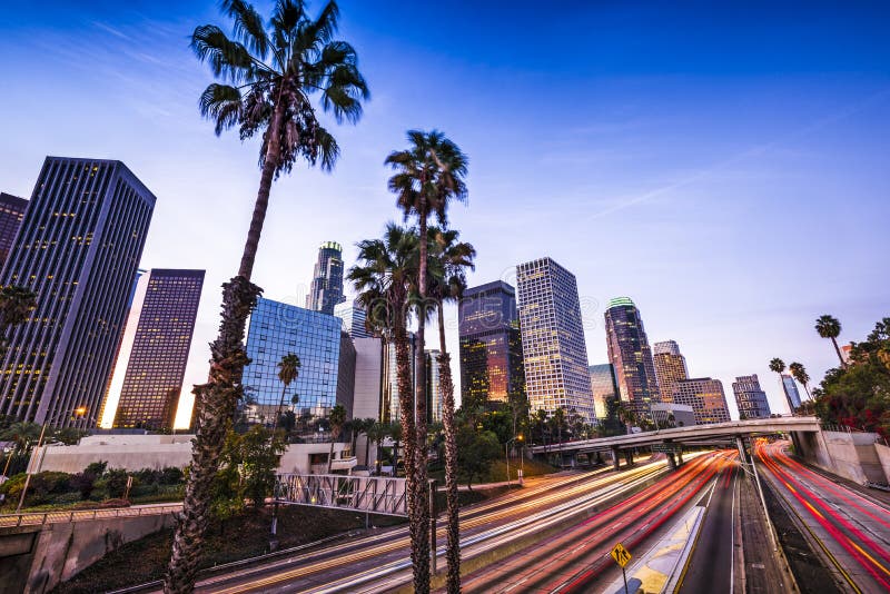 Los Angeles, California, USA downtown cityscape. Los Angeles, California, USA downtown cityscape.