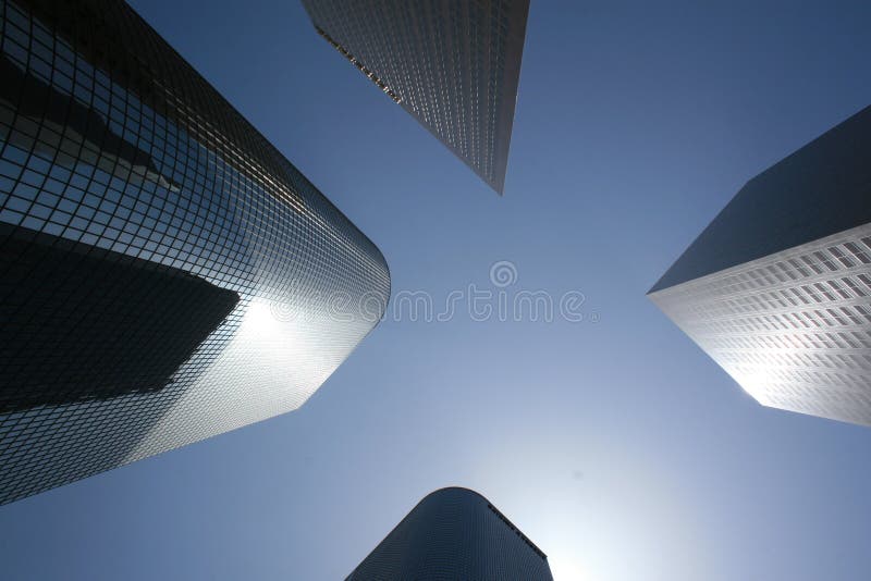 Los Angeles high rise stock photo