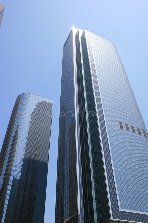 Los Angeles high rise royalty free stock photo
