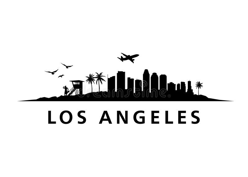 Clipart Los Angeles Skyline Outline