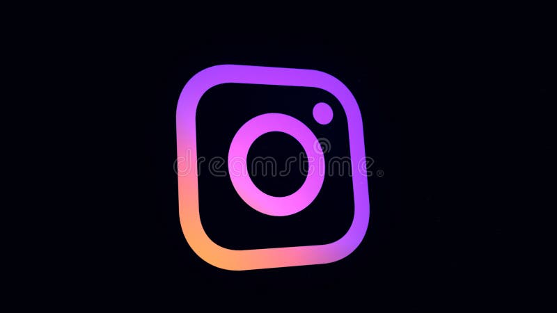 Los Angeles Usa 10 28 2019 A Cloud Of Small Colorful Particles Rotating And Becoming Instagram Logo On Black Editorial Photo Image Of Illustrative Online 162685961 - roblox black particles id