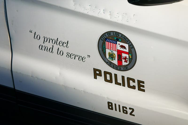 Los- Angelespolizeidienststelle lapd Logo Auto