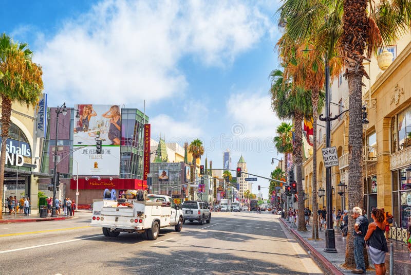 Famous Hollywood Boulevard and the Avenue of Stars in Hollywood ...