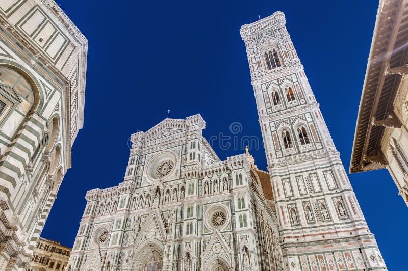 Los di Santa María del Fiore de la basílica en Florencia, Italia fotos de archivo libres de regalías Los di Santa María del Fiore de la basílica en Florencia, Italia fotos de archivo libres de regalías