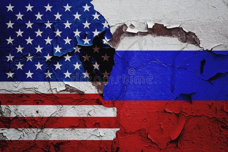 Los E.E.U.U. América y relaciones de Rusia entre los países