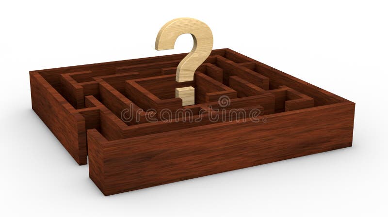 Los een probleem op vector illustratie