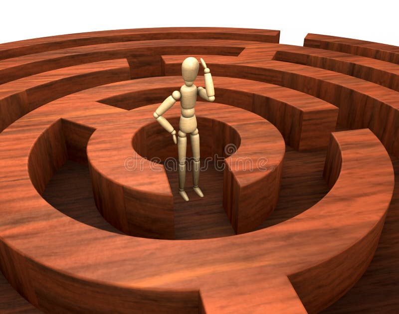 Een probleem oplossen vector illustratie