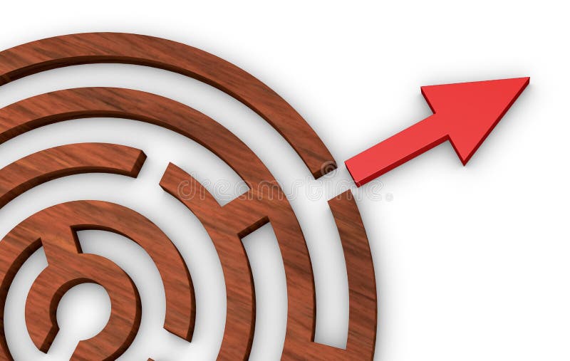 Een probleem oplossen stock illustratie