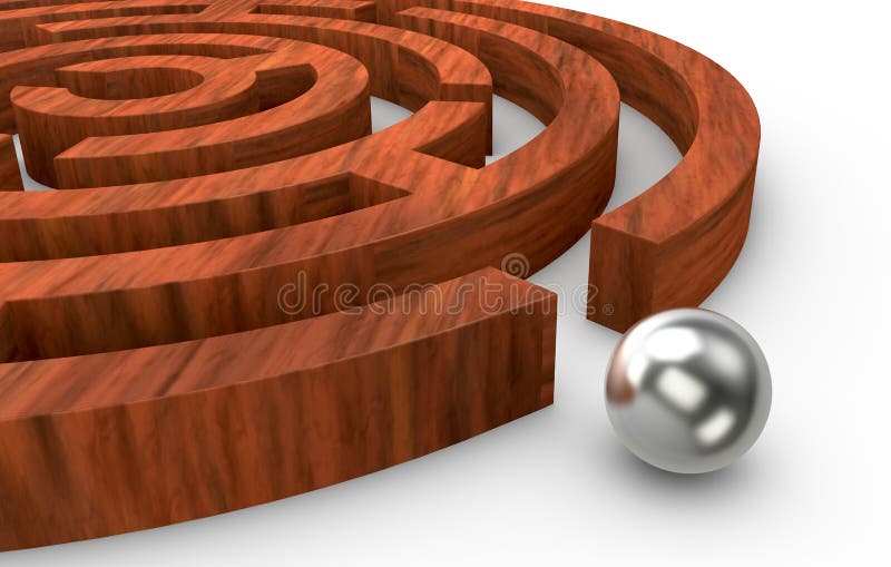 Los een probleem op royalty-vrije illustratie