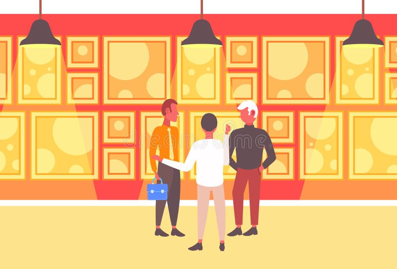 Los hombres de negocios agrupan tener hombres de negocios de la reunión tres que hablan del nuevo proyecto que se une el interior stock de ilustración Los hombres de negocios agrupan tener hombres de negocios de la reunión tres que hablan del nuevo proyecto que se une el interior stock de ilustración