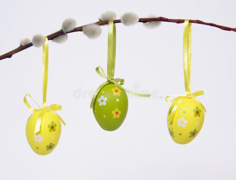 Los huevos de Pascua fotos de archivo libres de regalías Los huevos de Pascua fotos de archivo libres de regalías