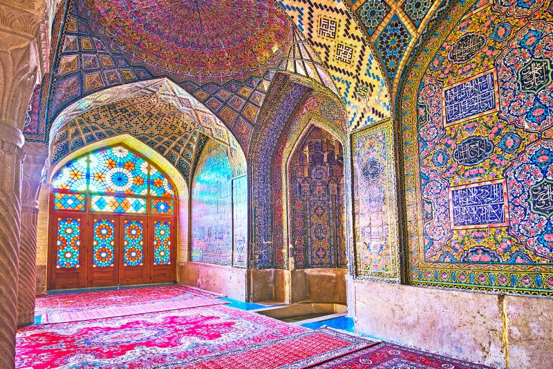 Los mejores interiores de Shiraz, Irán fotos de archivo Los mejores interiores de Shiraz, Irán fotos de archivo