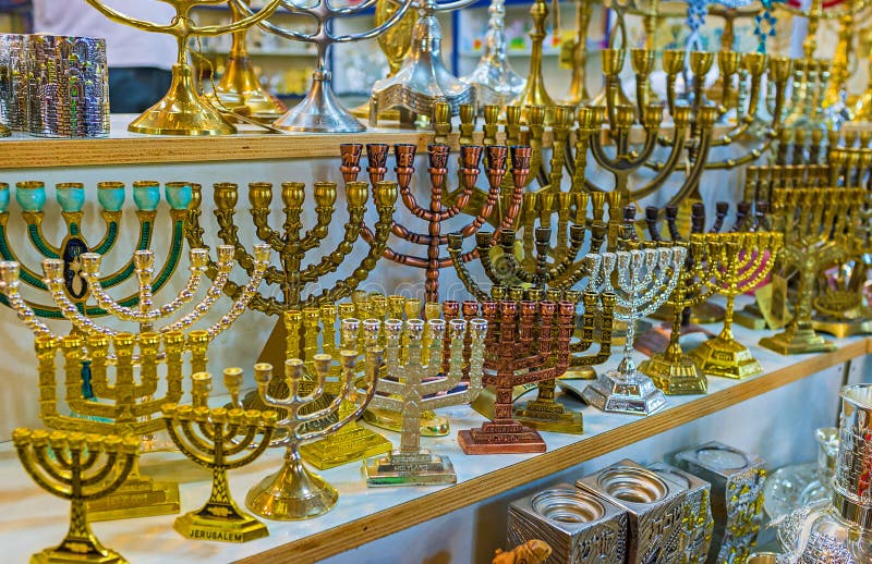 Hanukkah Menorahs foto de archivo. Imagen de festival 21544284