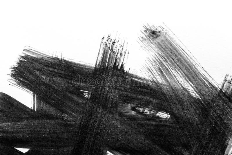 Los movimientos abstractos del cepillo y salpican de la pintura en el Libro Blanco wat fotos de archivo Los movimientos abstractos del cepillo y salpican de la pintura en el Libro Blanco wat fotos de archivo