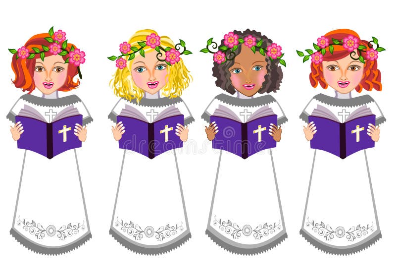 Los niños leyeron el ejemplo de la Sagrada Biblia libre illustration Los niños leyeron el ejemplo de la Sagrada Biblia libre illustration