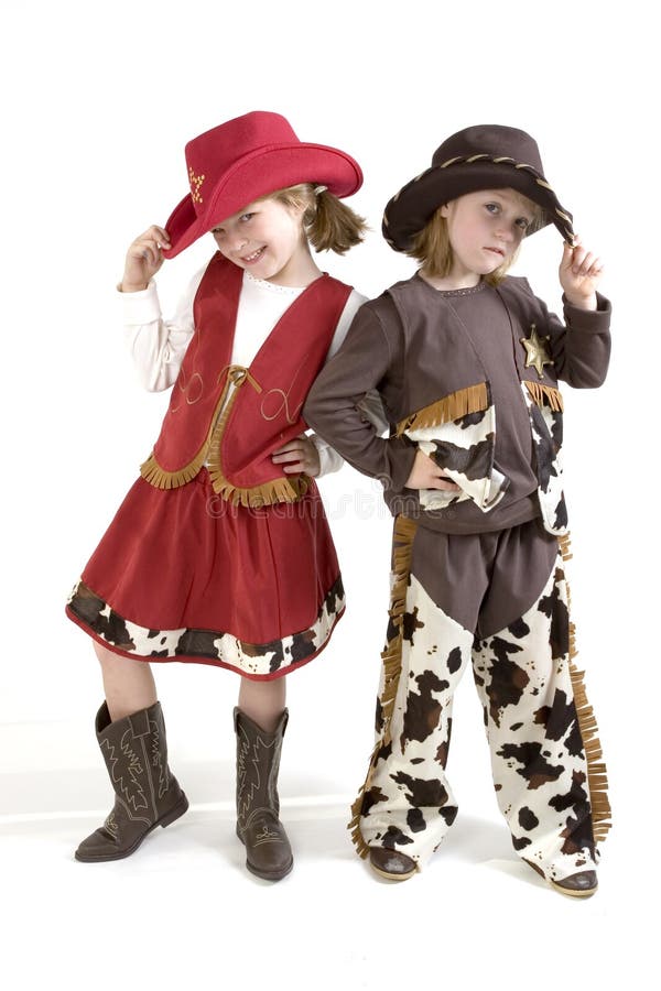 Los pequeños cowgirls más lindos fotos de archivo libres de regalías Los pequeños cowgirls más lindos fotos de archivo libres de regalías