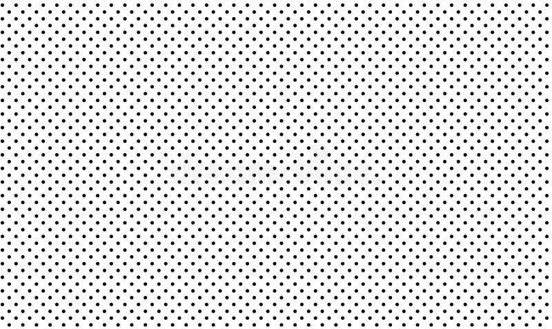 Los puntos de polka pequeños se ajustan a fondo blanco libre illustration