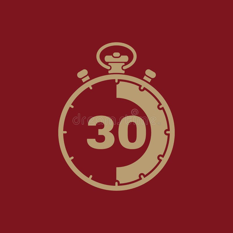 Los 30 Segundos Icono Del Cronometro De Los Minutos Reloj Y Reloj Contador De Tiempo Simbolo De La Cuenta Descendiente Ui Web Ilustracion del Vector Ilustracion de intervalo elemento 79807769