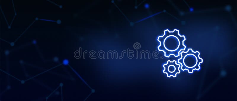 Los servicios a empresas, ayuda técnica, engranaje, configuración, centro de ayuda, nos entran en contacto con, página de aterriz imagenes de archivo