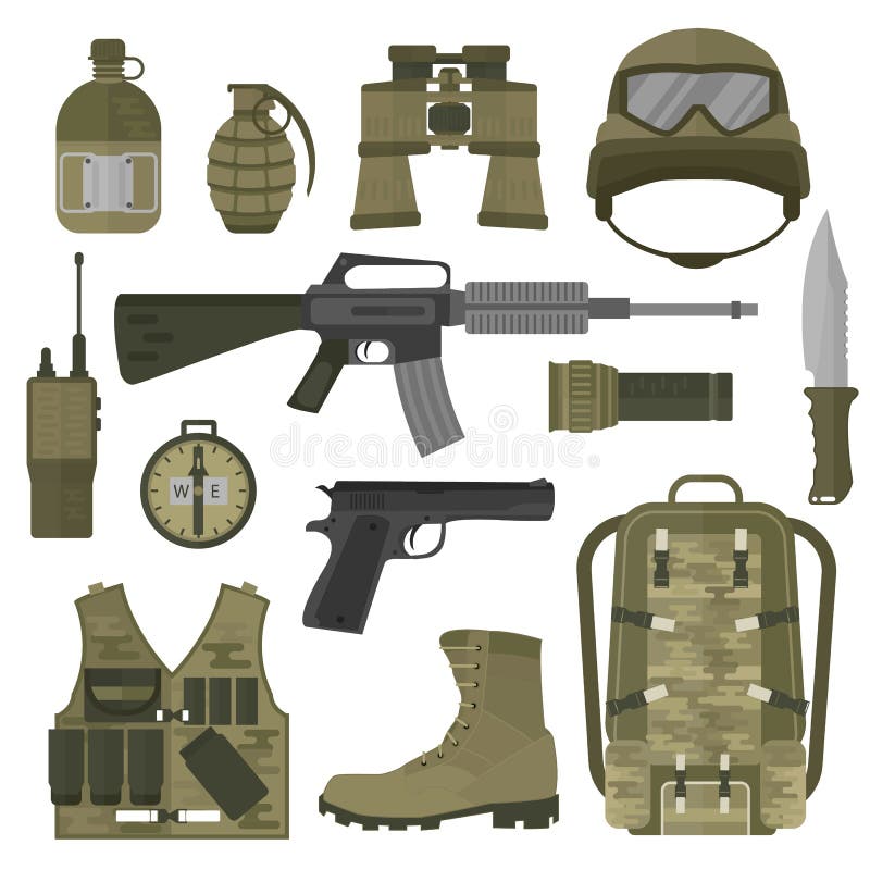 Los símbolos militares del ejército de la tropa de los E.E.U.U. o de la OTAN vector el ejemplo stock de ilustración Los símbolos militares del ejército de la tropa de los E.E.U.U. o de la OTAN vector el ejemplo stock de ilustración