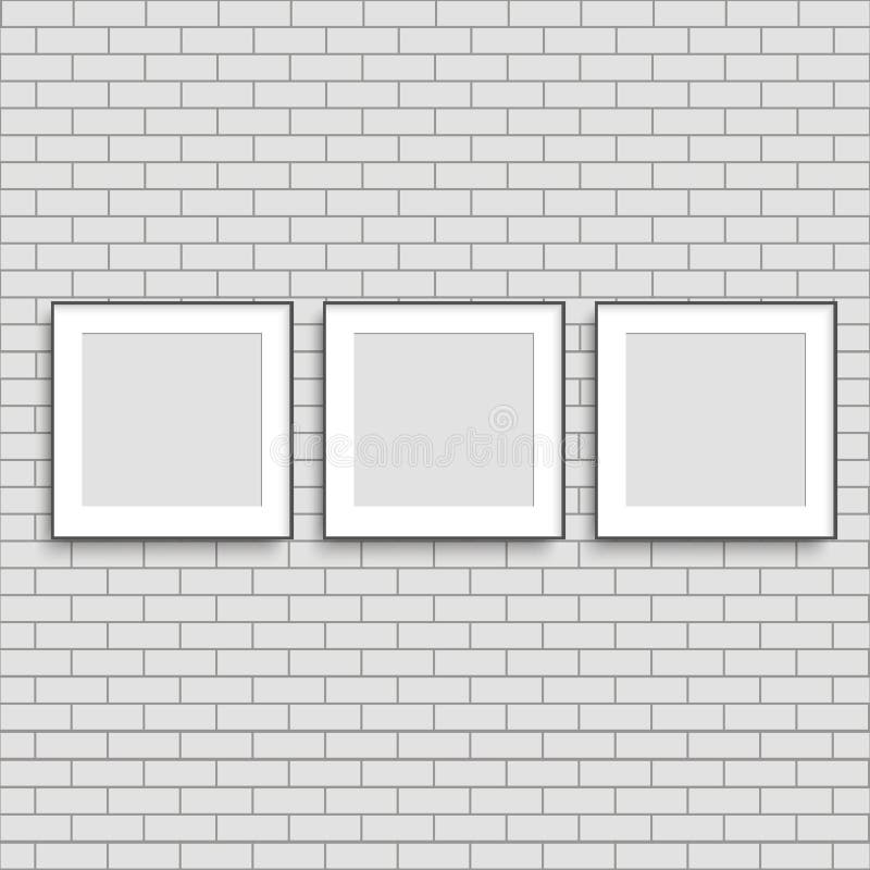 Los tres marcos realistas del cartel imitan para arriba Vector libre illustration Los tres marcos realistas del cartel imitan para arriba Vector libre illustration
