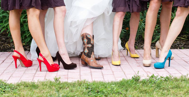 Zapatos De La Dama De Honor Imagen de archivo Imagen de partido, amor: 33069689