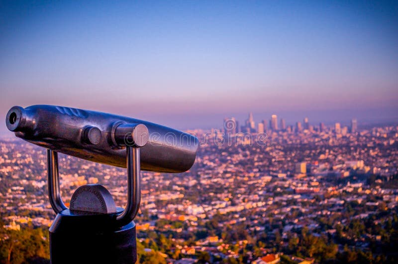 Overlook of Los Angeles from the Griffith Observatory. Overlook of Los Angeles from the Griffith Observatory.