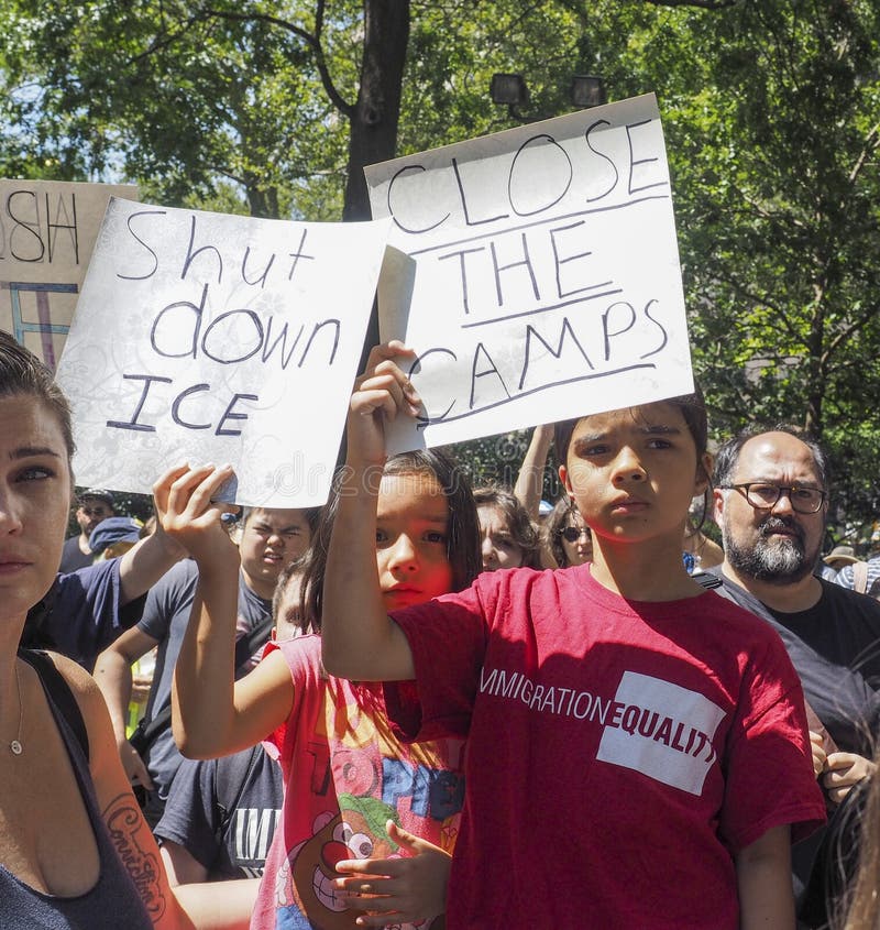 Close the Camps Protest stock photo Close the Camps Protest stock photo