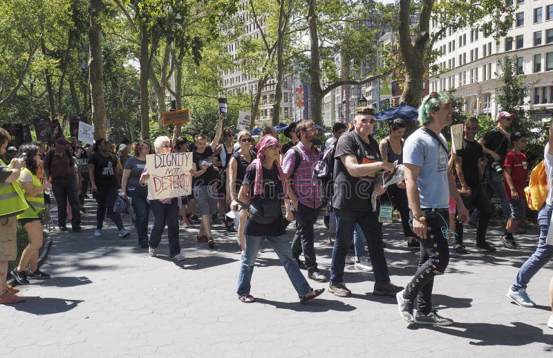 Close the Camps Protest royalty free stock photos Close the Camps Protest royalty free stock photos