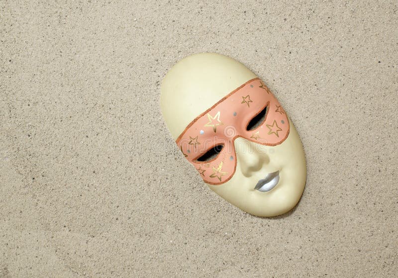 Mouth Face Mask Sand