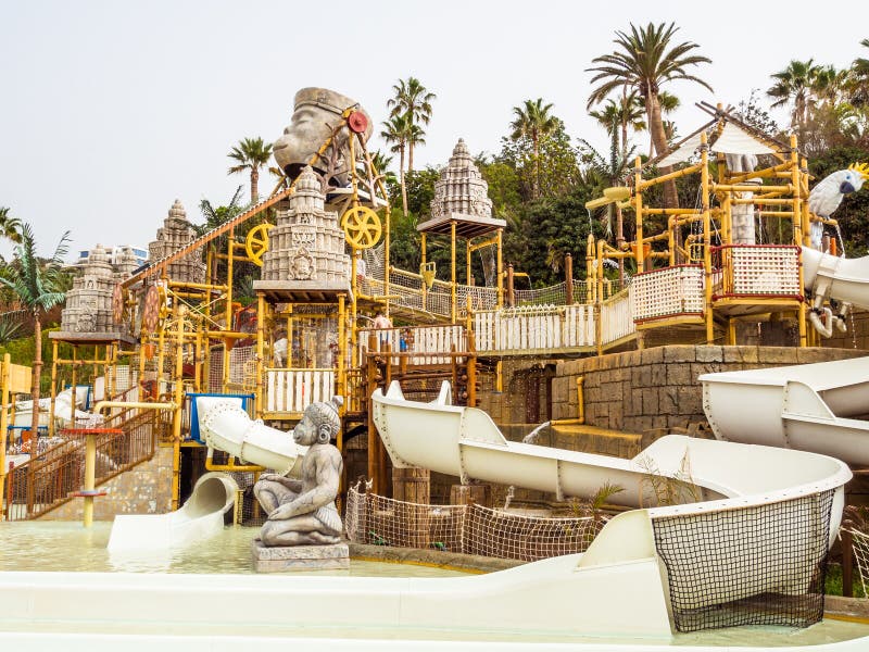 The Lost City water attraction in the Siam waterpark