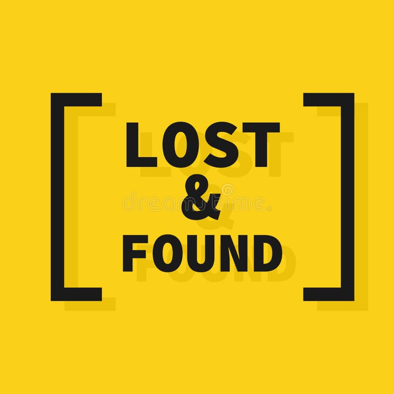 Lost and found icon stock vector. Illustration of mark 144472599