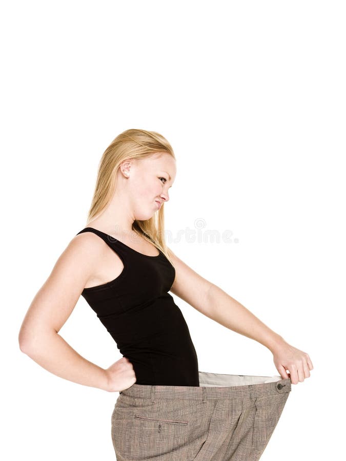 Lost a lot of weight stock photo. Image of sport, background 17600718