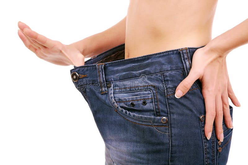 Lost weight stock image