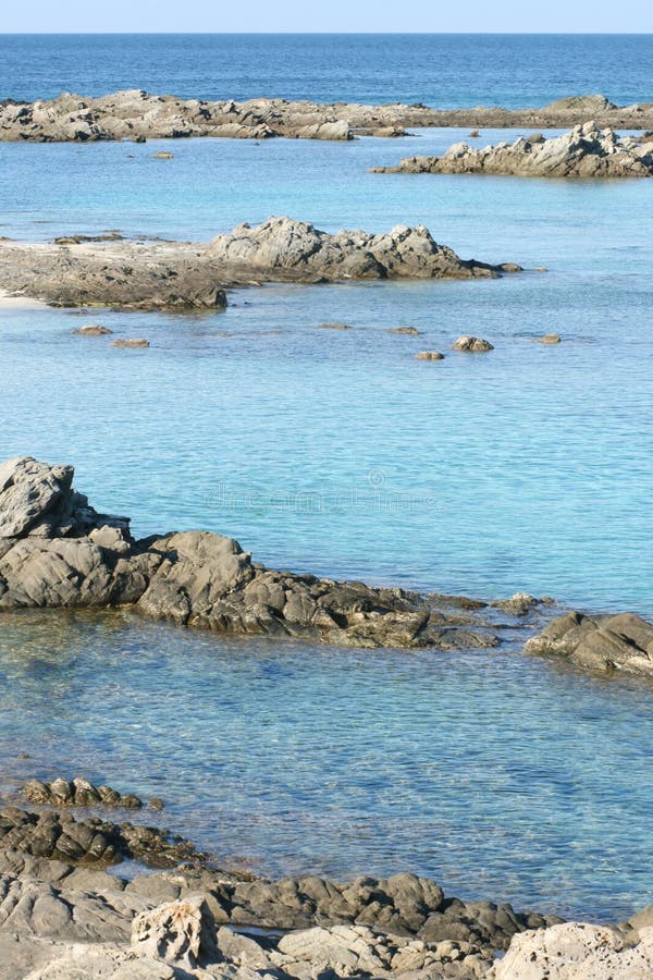 Losu Angeles Pelosa plaża Stintino (Północny Sardinia) zdjęcie stock Losu Angeles Pelosa plaża Stintino (Północny Sardinia) zdjęcie stock
