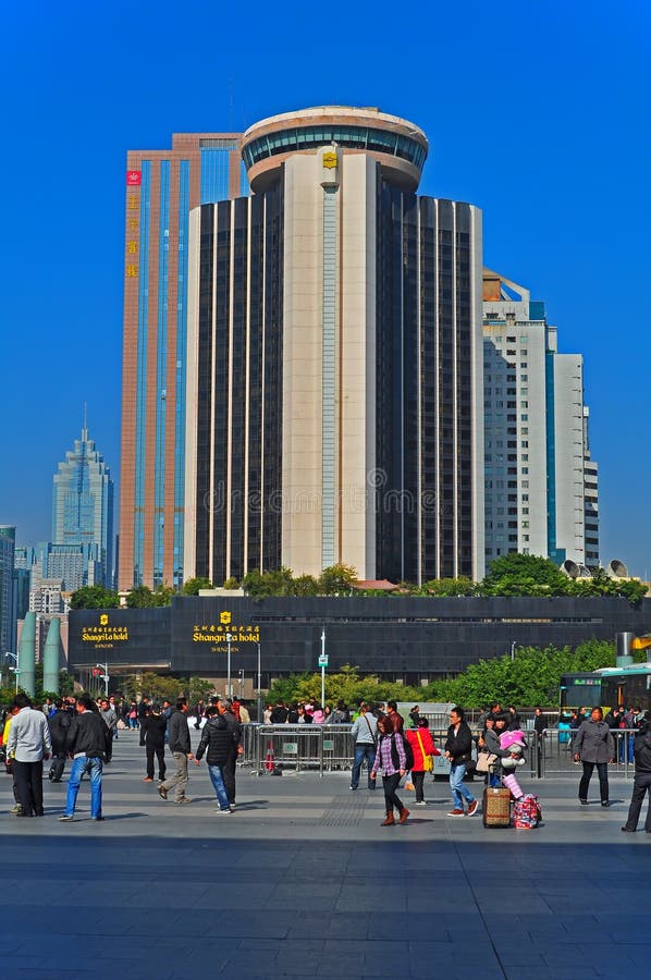 Losu angeles porcelanowy hotelowy shangri Shenzhen zdjęcia stock