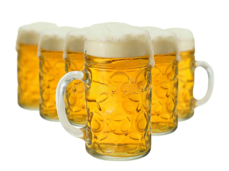 Lot of beer glass stock photo. Image of golden, color - 8460452