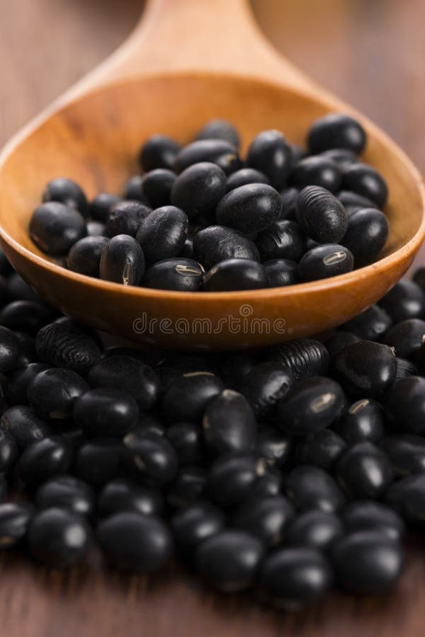 A lot of black soybeans stock image. Image of black, soya 55946101