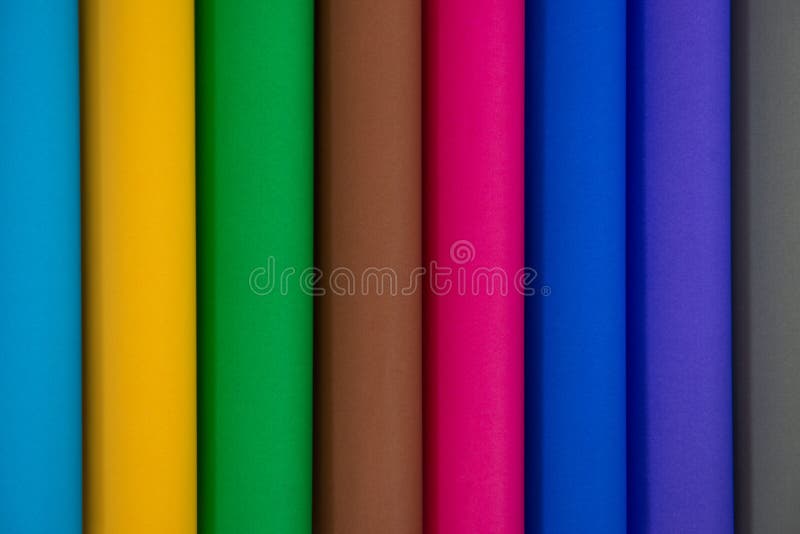 Lot of Color Paper for Crafts Idea Stock Photo - Image of