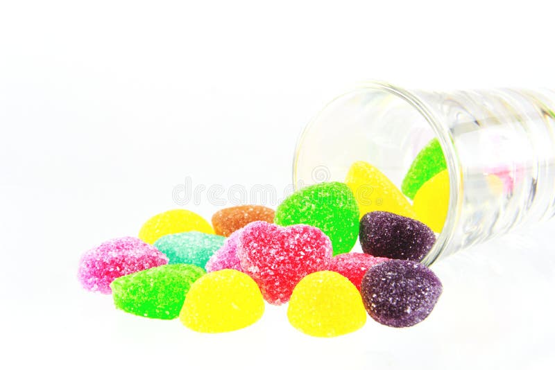 A lot of colorful sweets. Various sweet preserves stock images, royalty-free photos and pictures