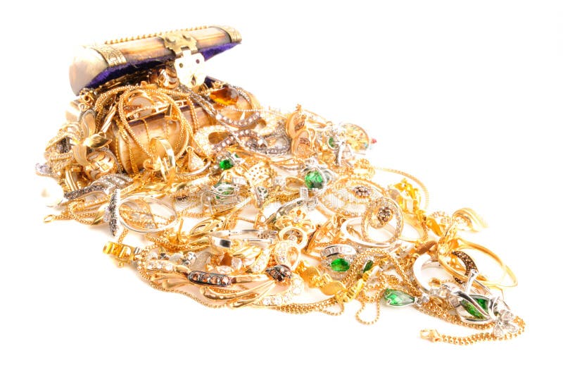 Lot of gold jewelry