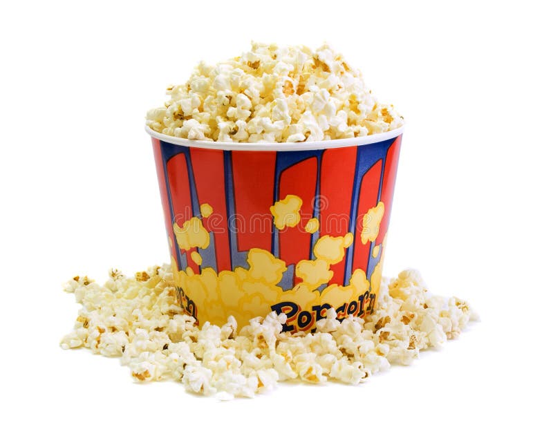 Lot of popcorn stock photos