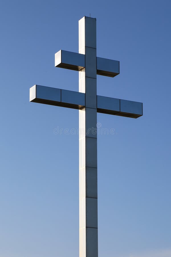Lothringen-Kreuz bei Juno Beach lizenzfreie stockfotos Lothringen-Kreuz bei Juno Beach lizenzfreie stockfotos